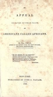Cover of An appeal in favor of that class of Americans called Africans