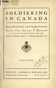 Cover of Soldiering in Canada