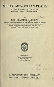 Cover of Across Mongolian Plains