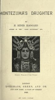 Cover of Montezuma's daughter