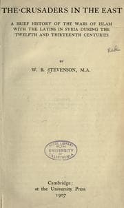 Cover of The crusaders in the East