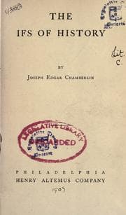 Cover of The ifs of history