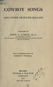 Cover of Cowboy Songs and Other Frontier Ballads