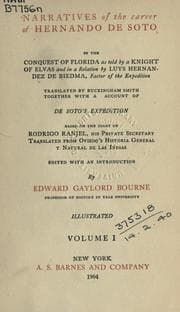 Cover of Narratives of the career of Hernando de Soto in the conquest of Florida