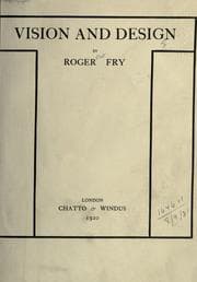 Cover of Vision and design