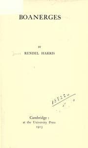 Cover of Boanerges