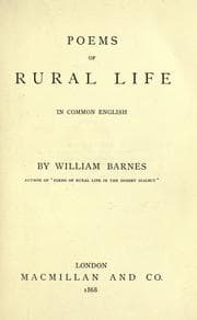 Cover of Poems of rural life