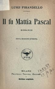 Cover of Il fu Mattia Pascal