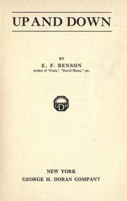 Cover of Up and down
