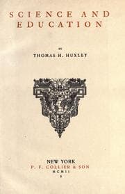 Cover of Science and education