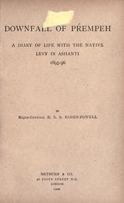 Cover of The downfall of Prempeh
