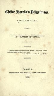 Cover of Childe Harold's pilgrimage