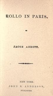 Cover of Rollo in Paris