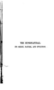Cover of The supernatural