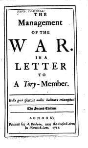 Cover of The management of the war