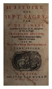 Cover of Histoire des sept sages
