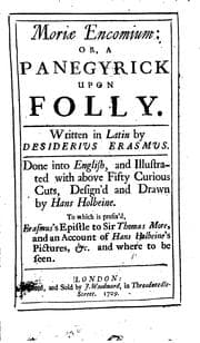 Cover of Moriæ Encomium