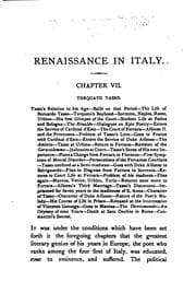 Cover of Renaissance in Italy