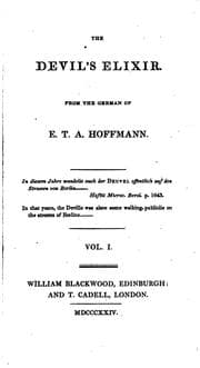 Cover of Die Elixiere des Teufels