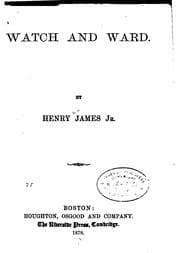 Cover of Watch and ward