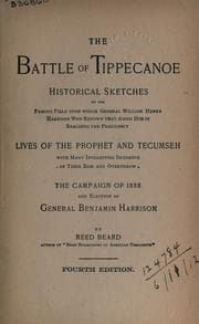 Cover of The Battle of Tippecanoe