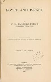 Cover of Egypt and Israel