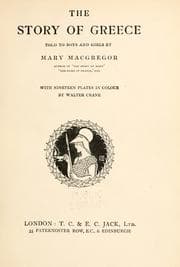 Cover of The story of Greece