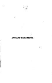 Cover of Ancient fragments of the Phoenician, Chaldaean, Egyptian, Tyrian, Carthaginian, Indian, Persian, and other writers