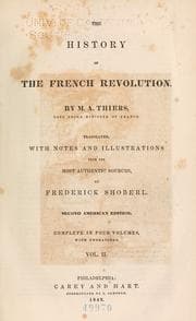 Cover of Histoire de la révolution française