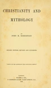 Cover of Christianity and mythology