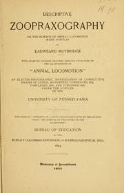Cover of Descriptive zoopraxography, or, The science of animal locomotion made popular
