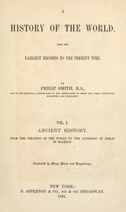 Cover of A history of the world from the earliest records to the present time
