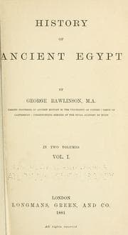 Cover of A History of Ancient Egypt