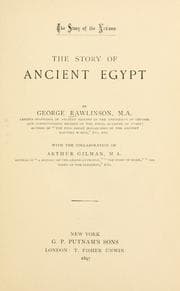 Cover of The story of ancient Egypt