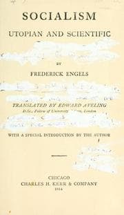 Cover of Die Entwicklung des Sozialismus von der Utopie zur Wissenschaft