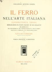 Cover of Il ferro nell'arte italiana