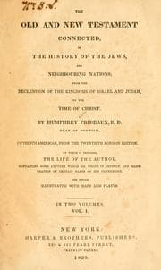 Cover of The Old and New Testament connected in the history of the Jews and neighbouring nations
