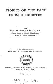 Cover of Stories of the East from Herodotus