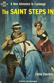 Cover of The Saint steps in