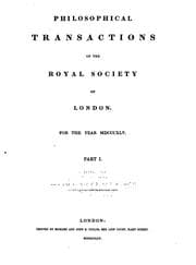 Cover of Philosophical Transactions of the Royal Society of London