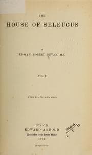 Cover of The house of Seleucus
