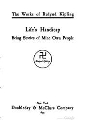 Cover of Life's handicap, being stories of mine own people