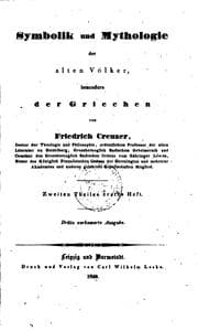 Cover of Symbolik und Mythologie der alten V"olker, besonders der Griechen