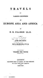 Cover of Travels in Various Countries of Europe, Asia and Africa