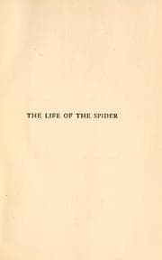 Cover of The Life of the Spider