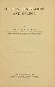 Cover of The eastern nations and Greece