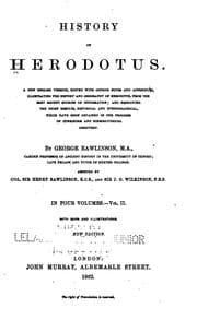 Cover of History of Herodotus: A New English Version