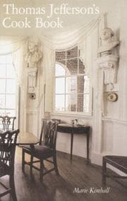 Cover of Thomas Jefferson's cook book