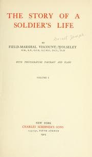Cover of The story of a soldier's life
