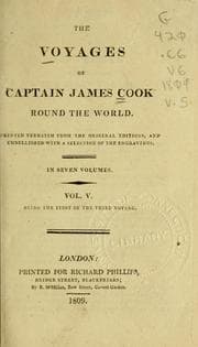 Cover of The voyages of Captain James Cook round the world